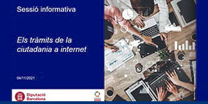 Presentació de la sessió informativa