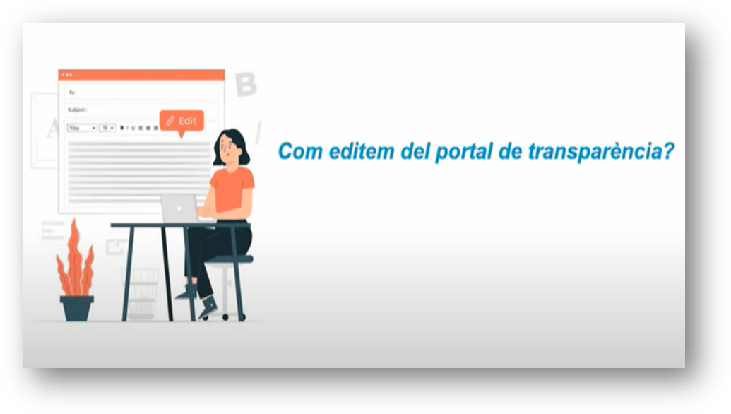 Com editar el portal de transparència