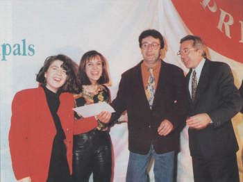 Moment del lliurament dels guardons corresponents a 1992.