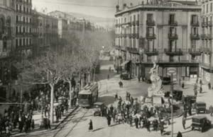 Imatge d'època de La Rambla