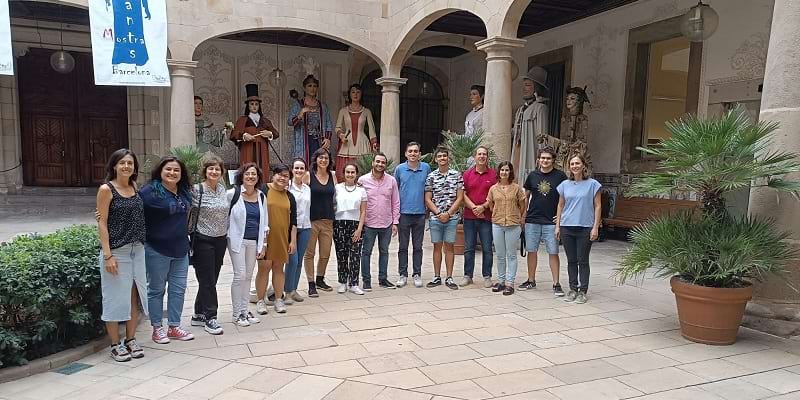 Foto de família de la trobada al setembre