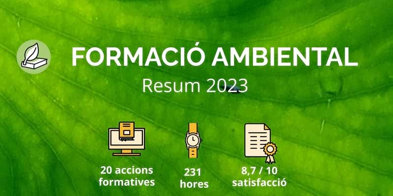 Resum de la formació ambiental 2023