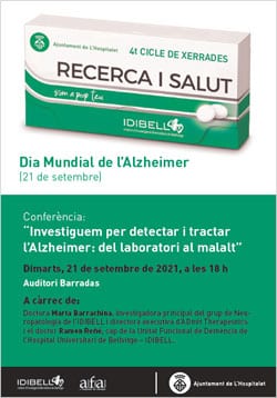 Cartell del Dia Mundial de l'Alzheimer 2021