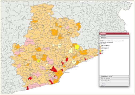 Font: SITMUN: Sistema d'Informació Territorial Municipal - Oficina Tècnica de Cartografia i SIG Local, a partir de dades facilitades per l'Àrea d'Acció Climàtica (Diba)